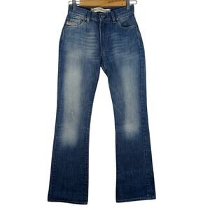 Diesel Industry Denim Jeans Medium Wash Boot Cut Women’s Size 26 Made In Italy